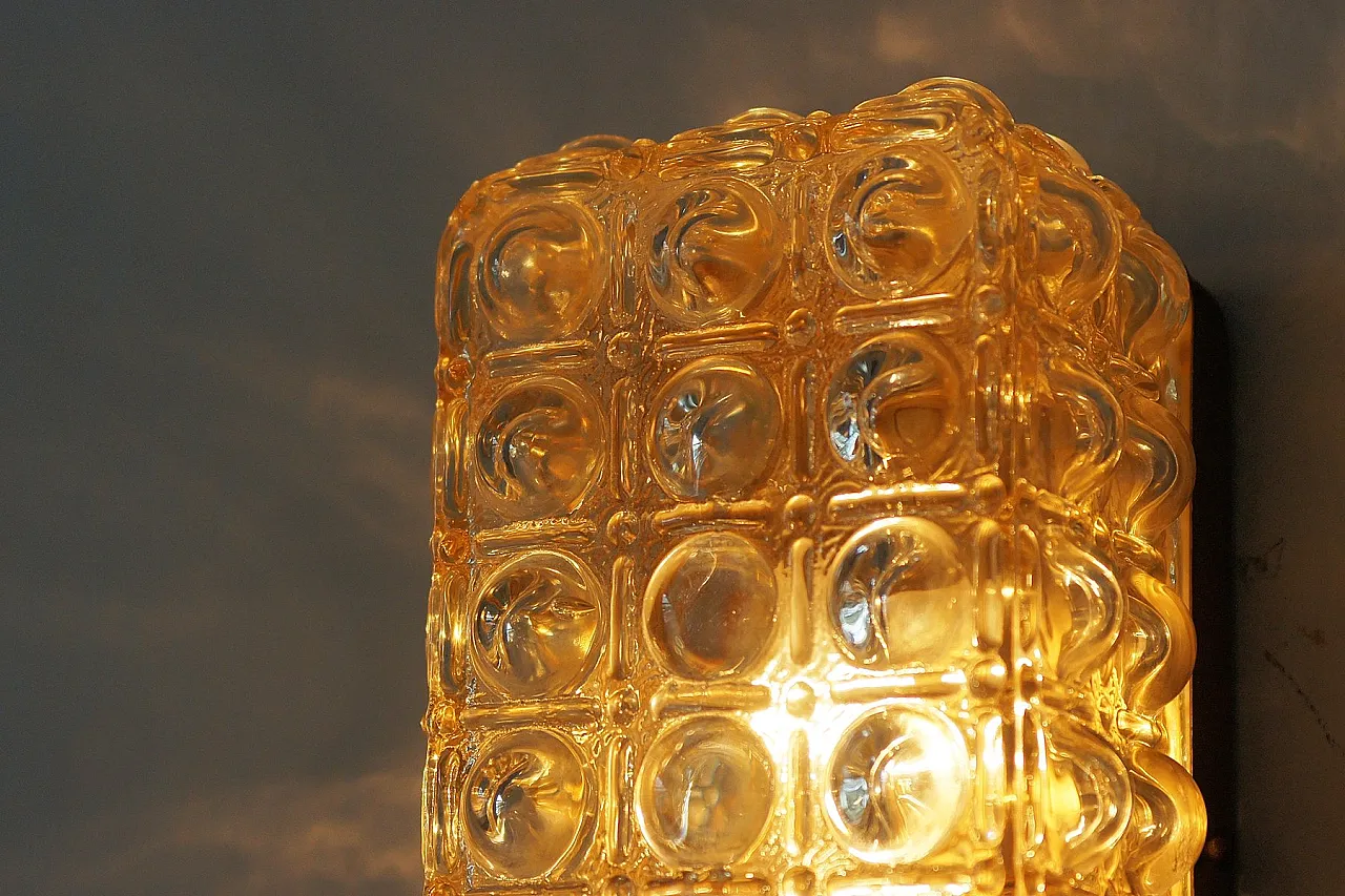 Applique Mid-Century in vetro, anni '60 5