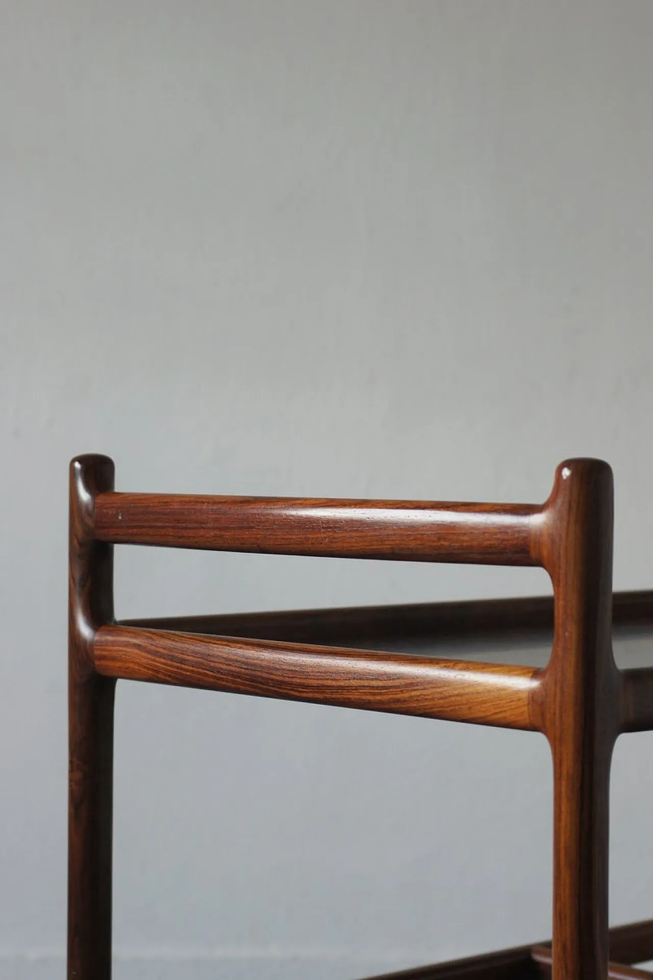 Serving trolley in rosewood by Henning Korch for Silkeborg, 1960s 5