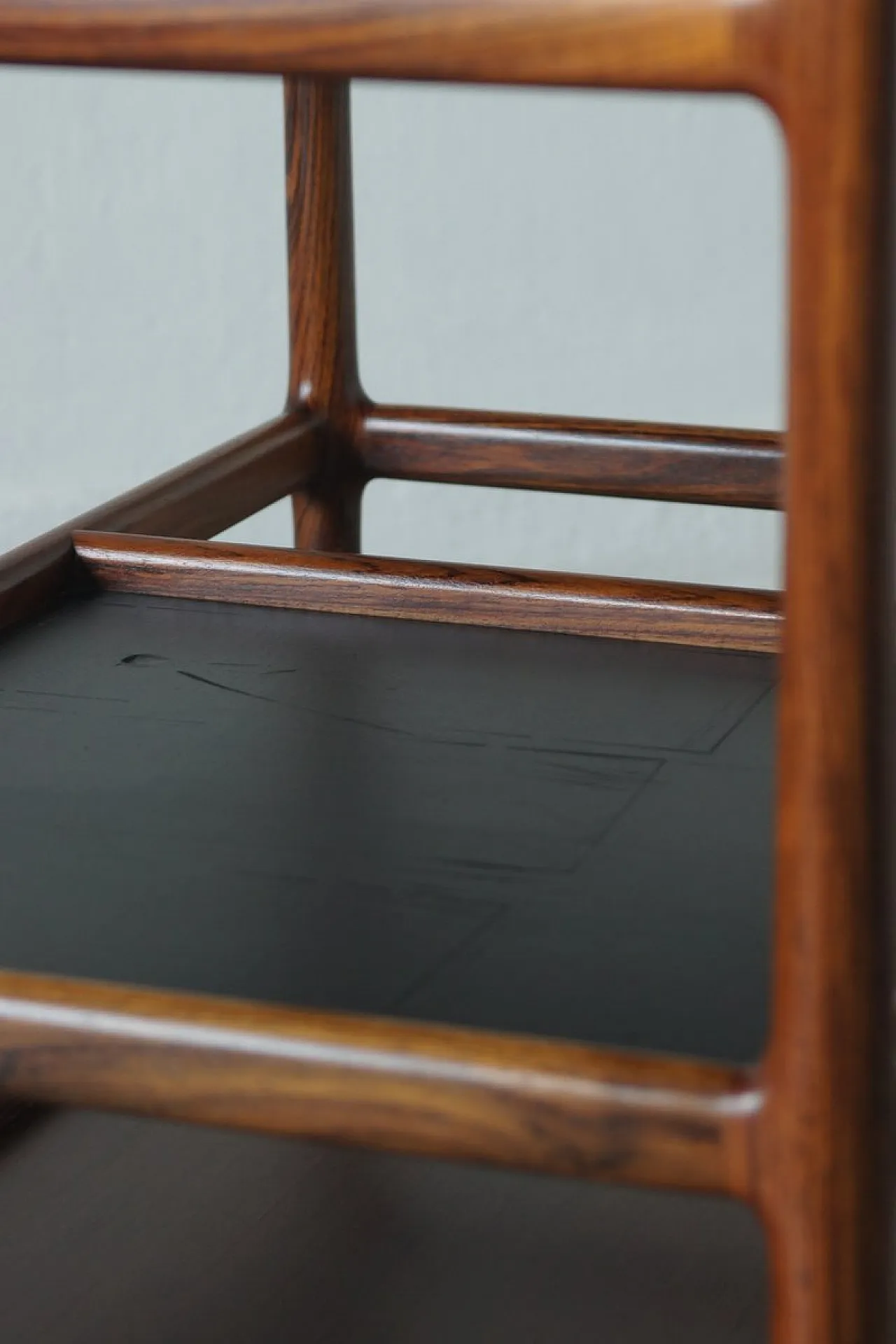 Serving trolley in rosewood by Henning Korch for Silkeborg, 1960s 10