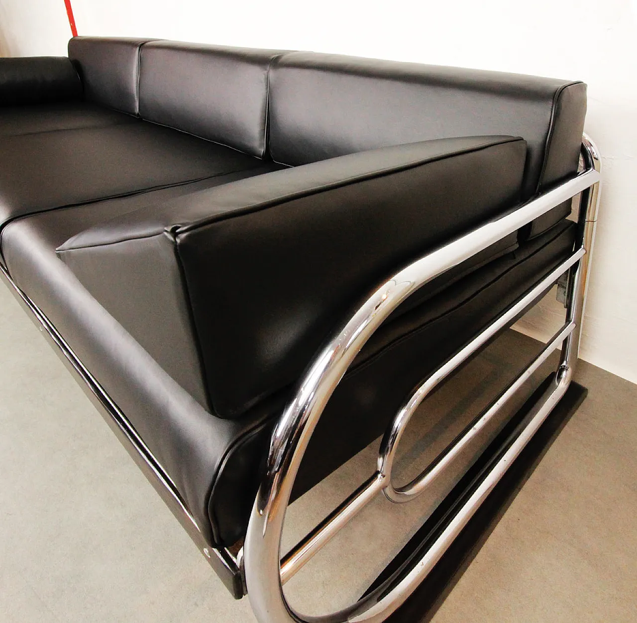 Divano tubolare di Hynek Gottwald  "Dark Night", anni '30 3
