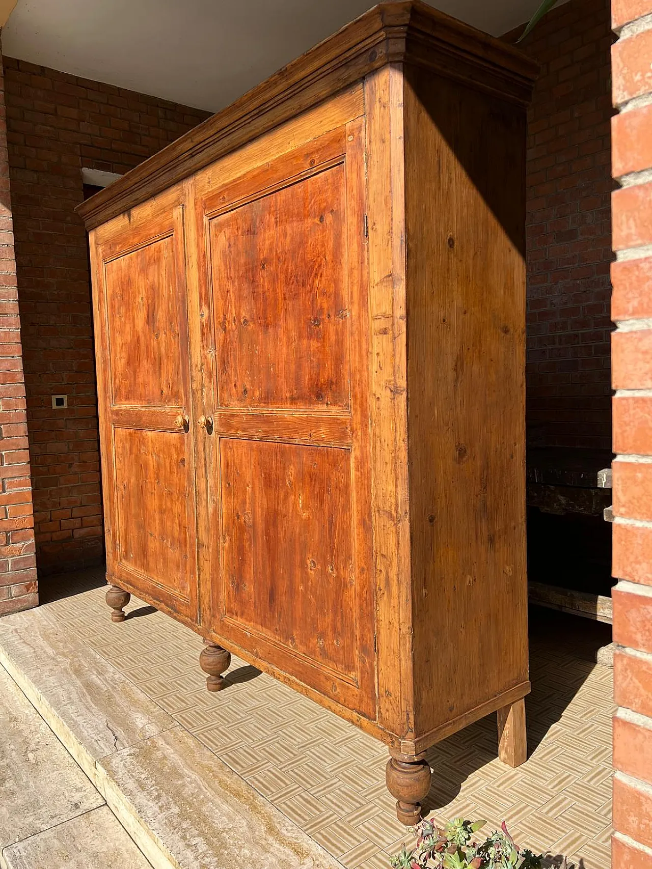 Credenza in abete rustica, '800 2