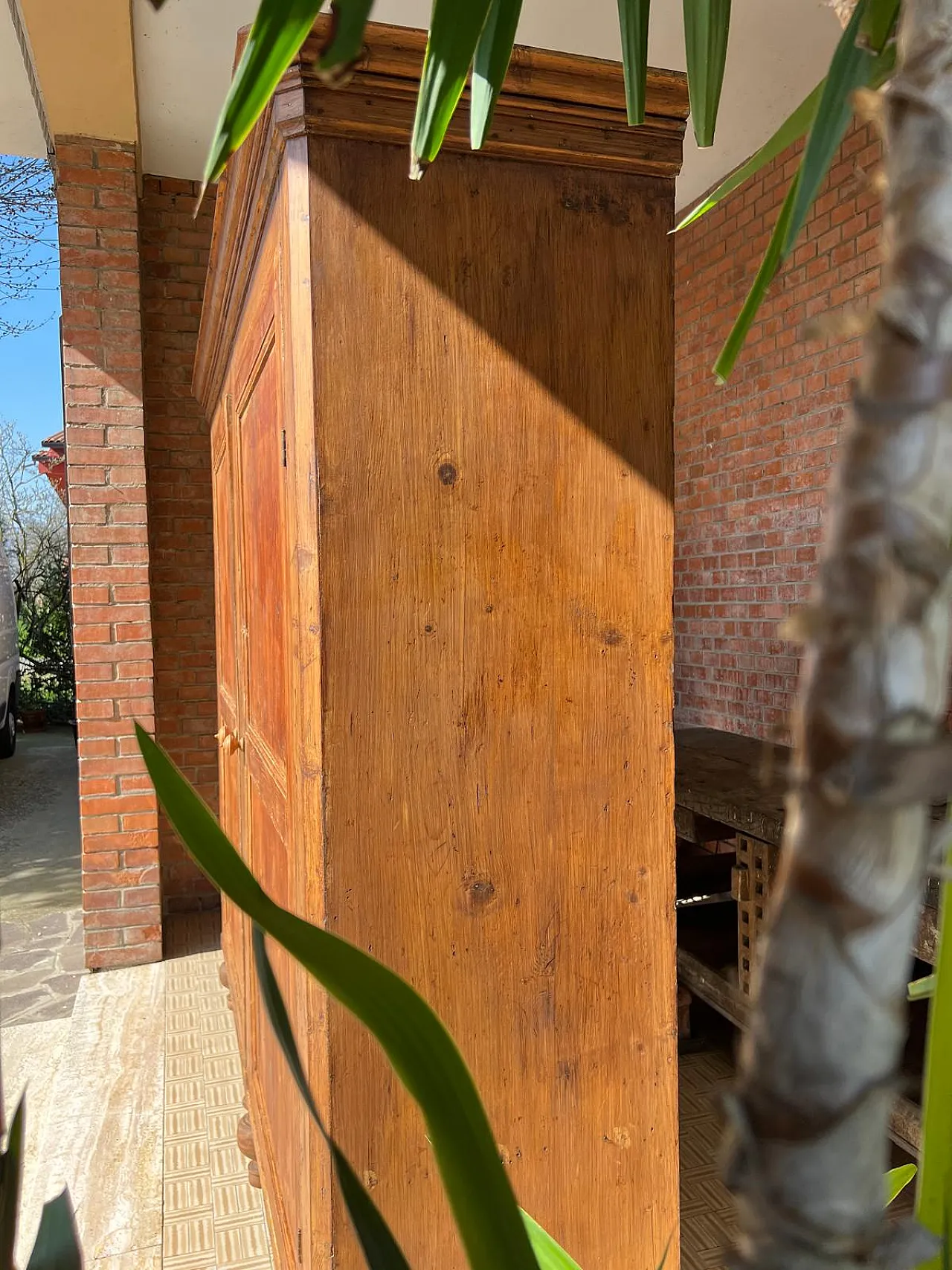 Credenza in abete rustica, '800 12