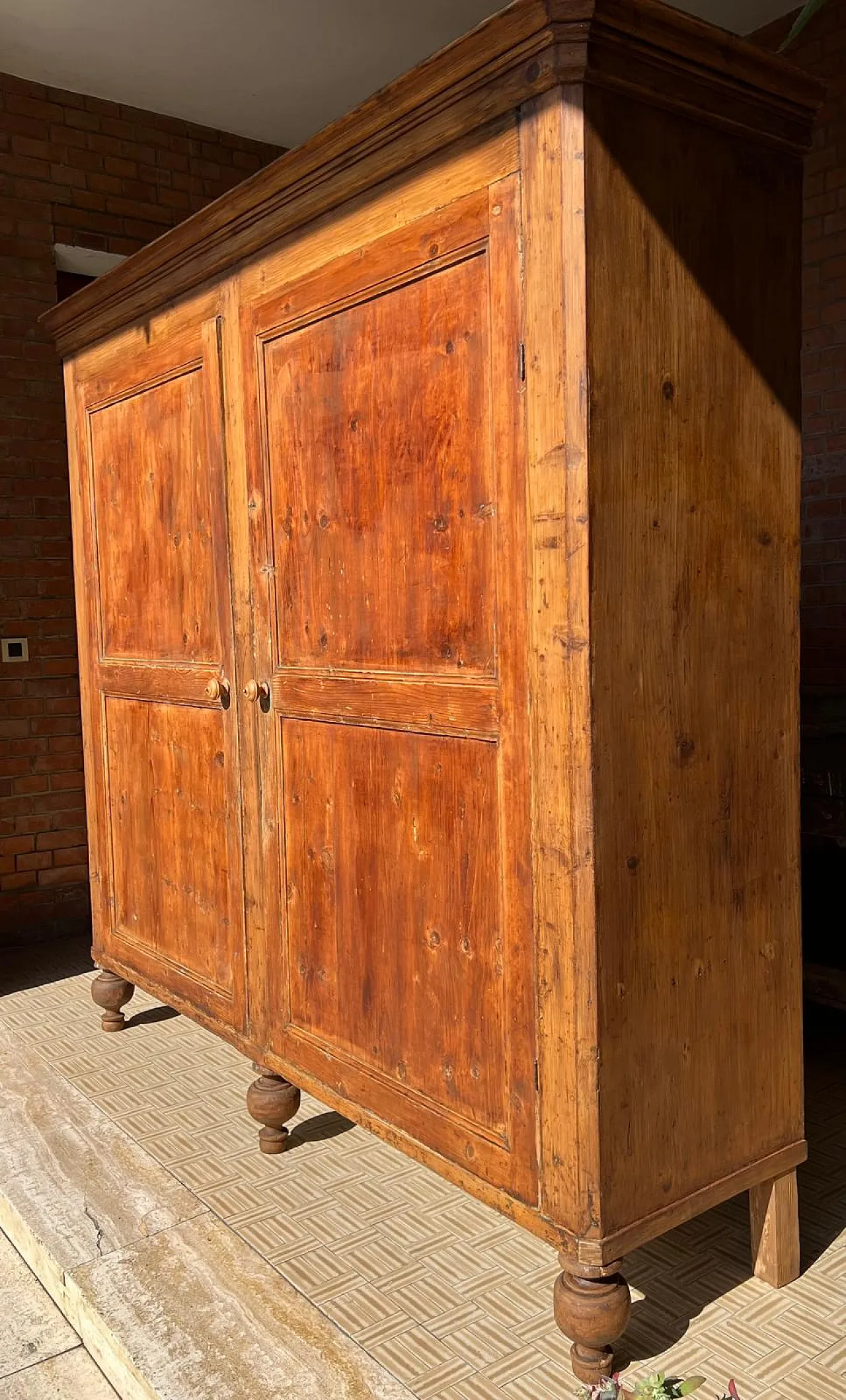 Credenza in abete rustica, '800 13