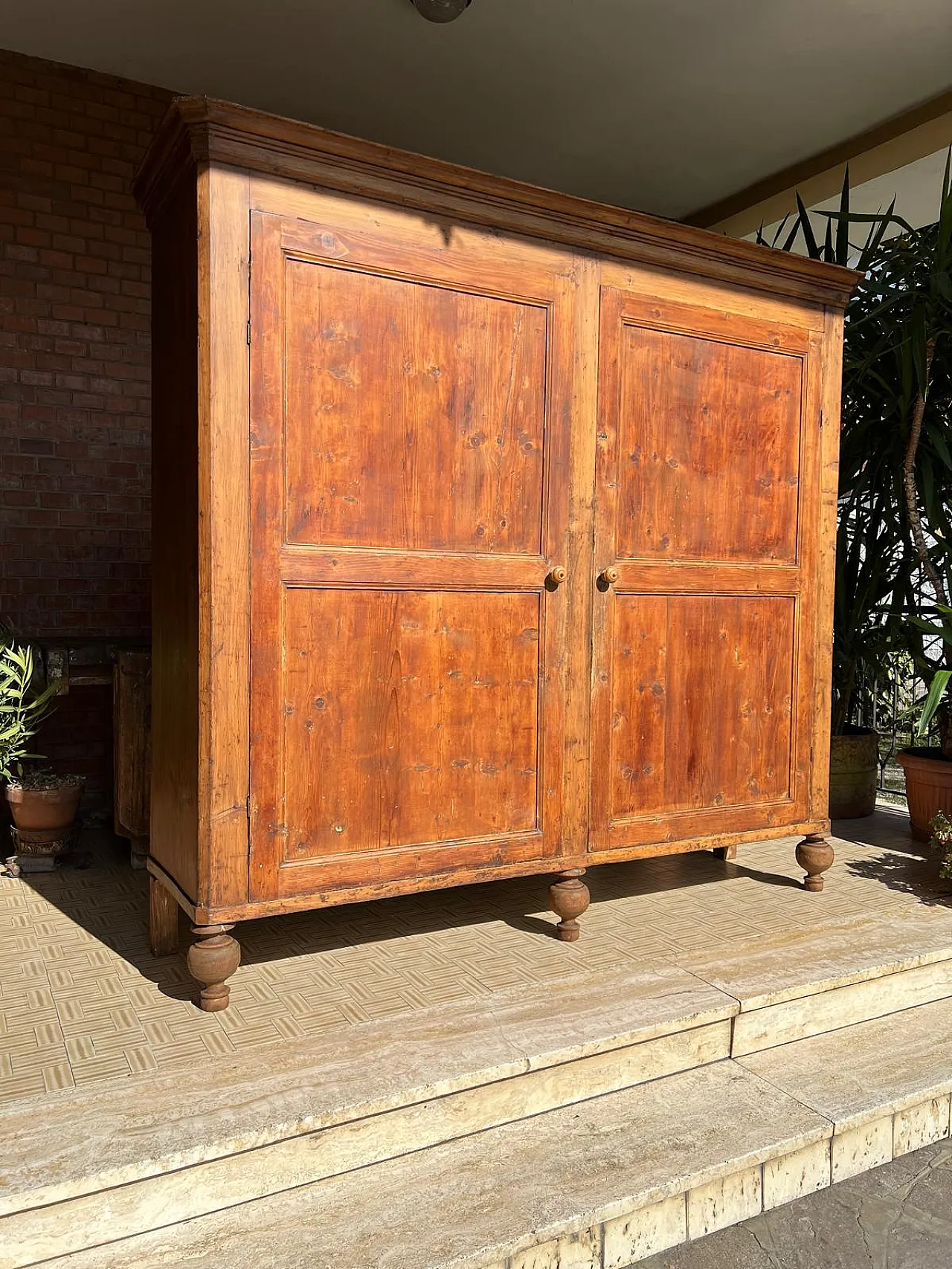 Credenza in abete rustica, '800 14