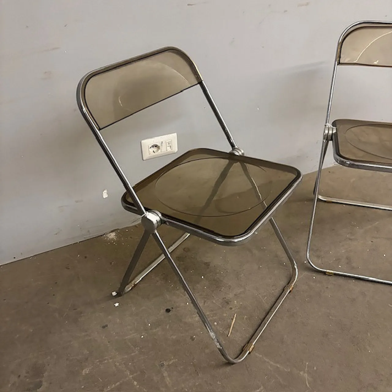 Coppia sedie Plia di Giancarlo Pieretti per Anonima Castelli, 1967 5