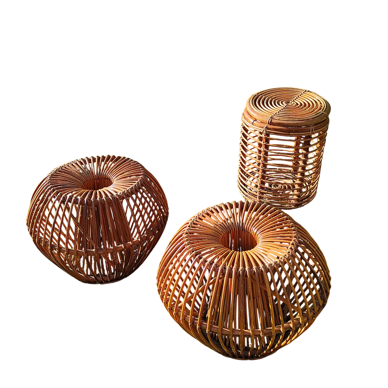 Bamboo stool, attributed to Janine Abraham and Dirk Jan Rol, 60s 8