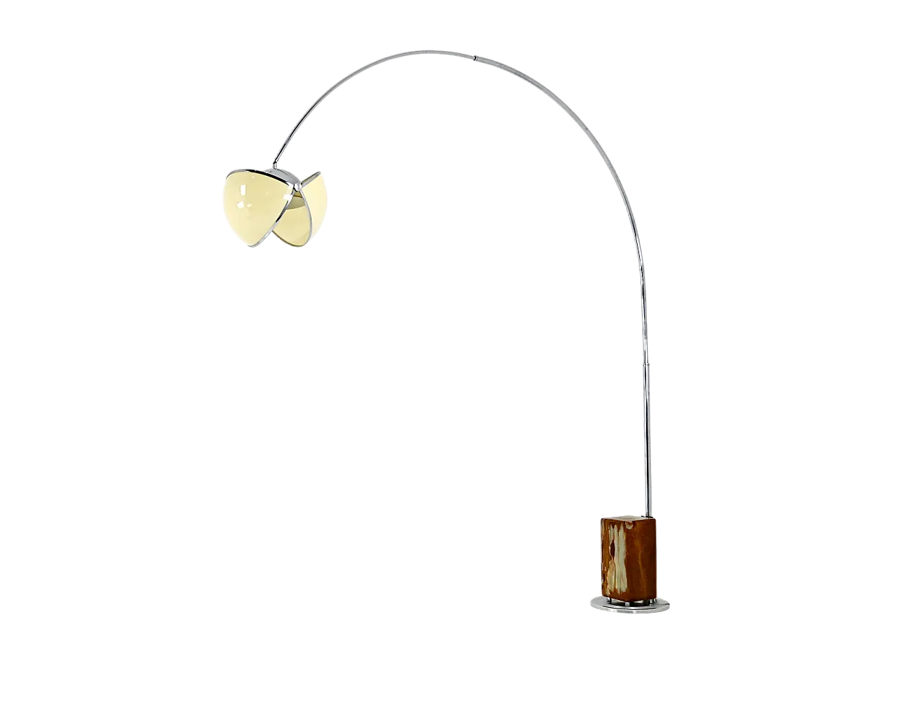 "Pac-Man" lampada da pavimento arco di Superstudio per Poltronova, anni '70 16