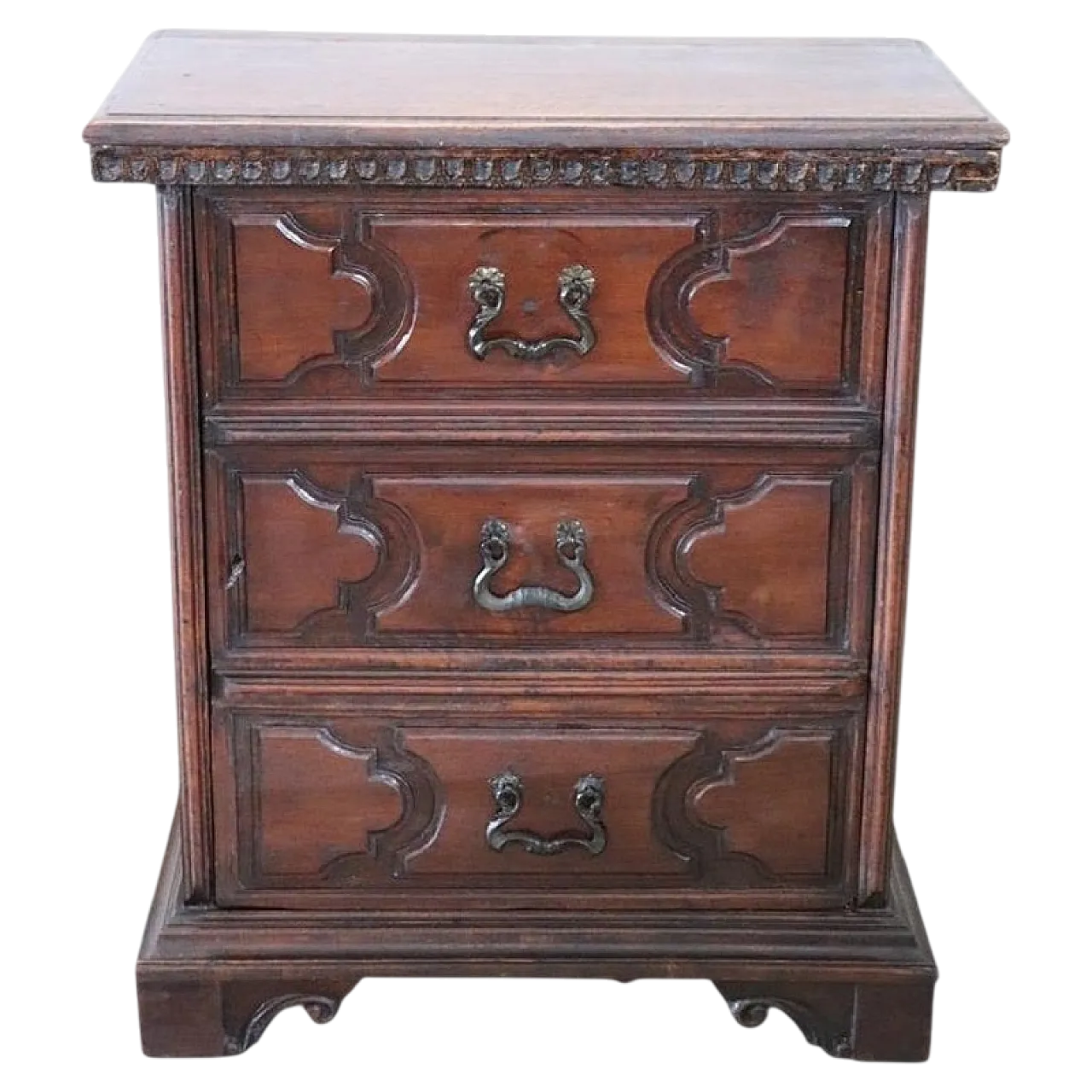 Ancient bedside table in walnut, 700 15