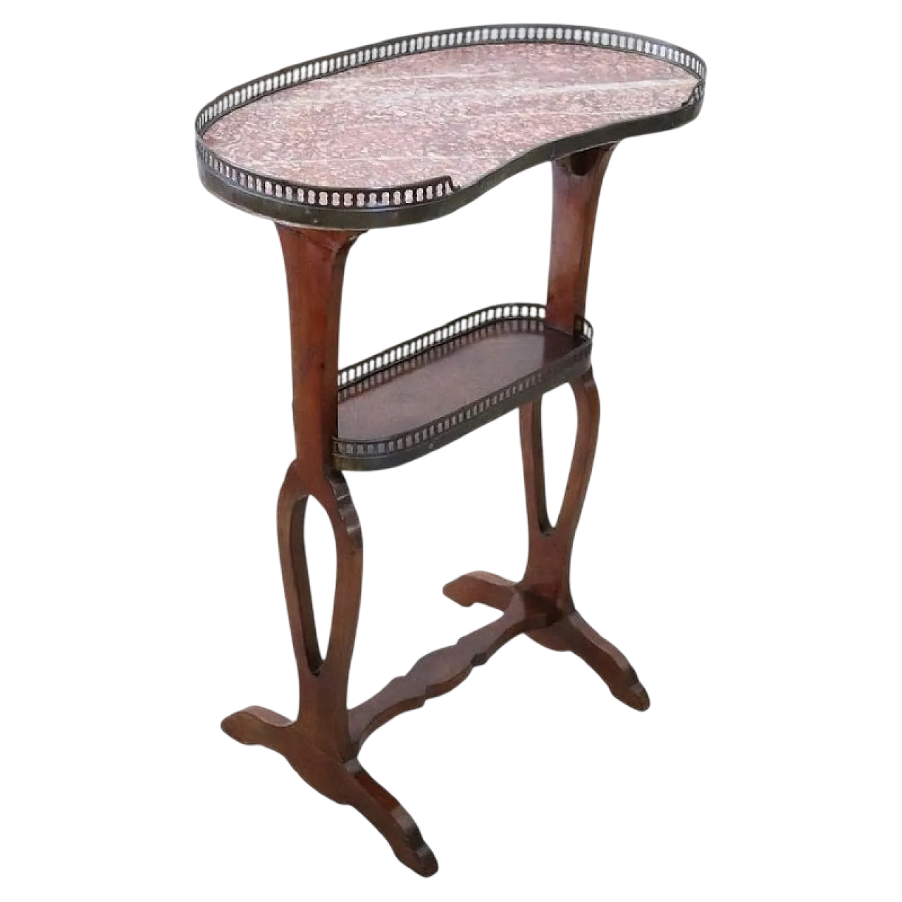 Wooden and marble table, late '800 11