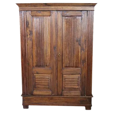Poplar wardrobe, 19th century