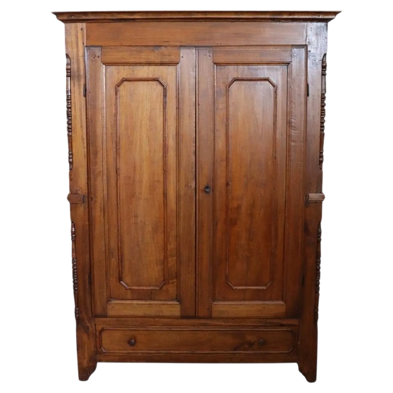 Ancient solid poplar wardrobe, '800 14