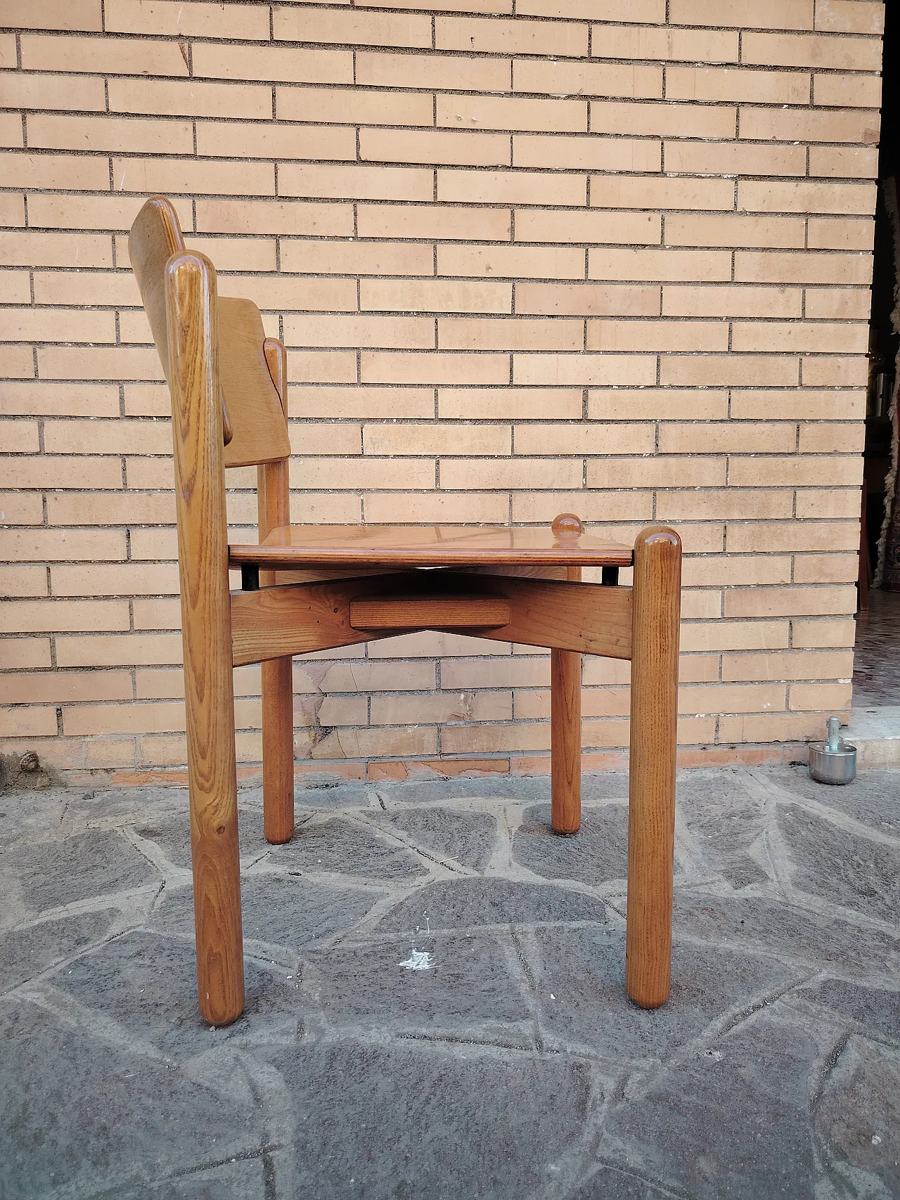 4 Sedie stile Charlotte Perriand, anni '70 3