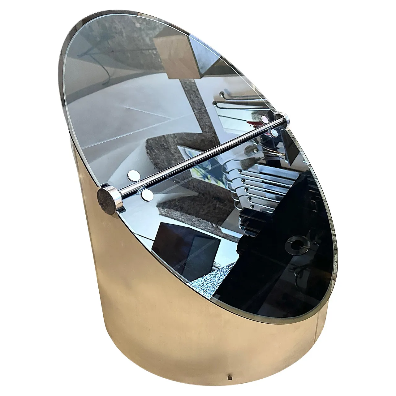 Bar cart by Claudio Salocchi for Luigi Sormani, 1970s 1