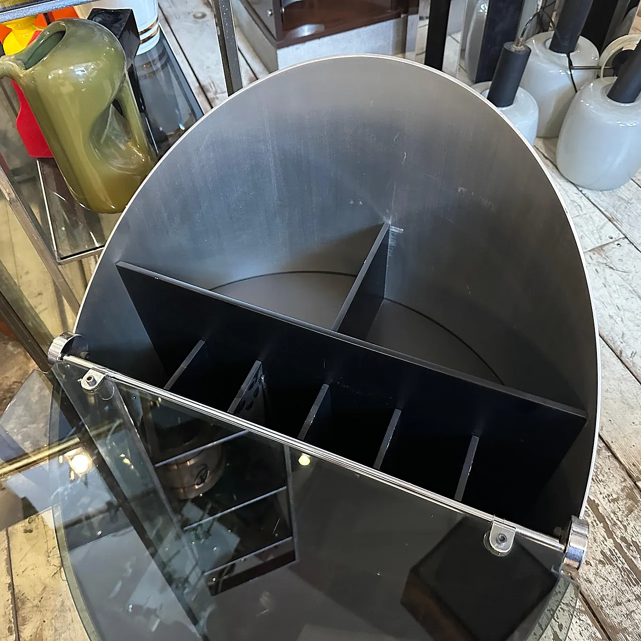 Bar cart by Claudio Salocchi for Luigi Sormani, 1970s 8