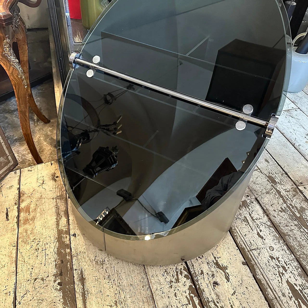 Bar cart by Claudio Salocchi for Luigi Sormani, 1970s 10