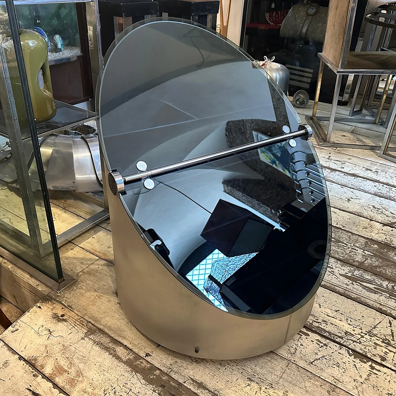 Bar cart by Claudio Salocchi for Luigi Sormani, 1970s 14