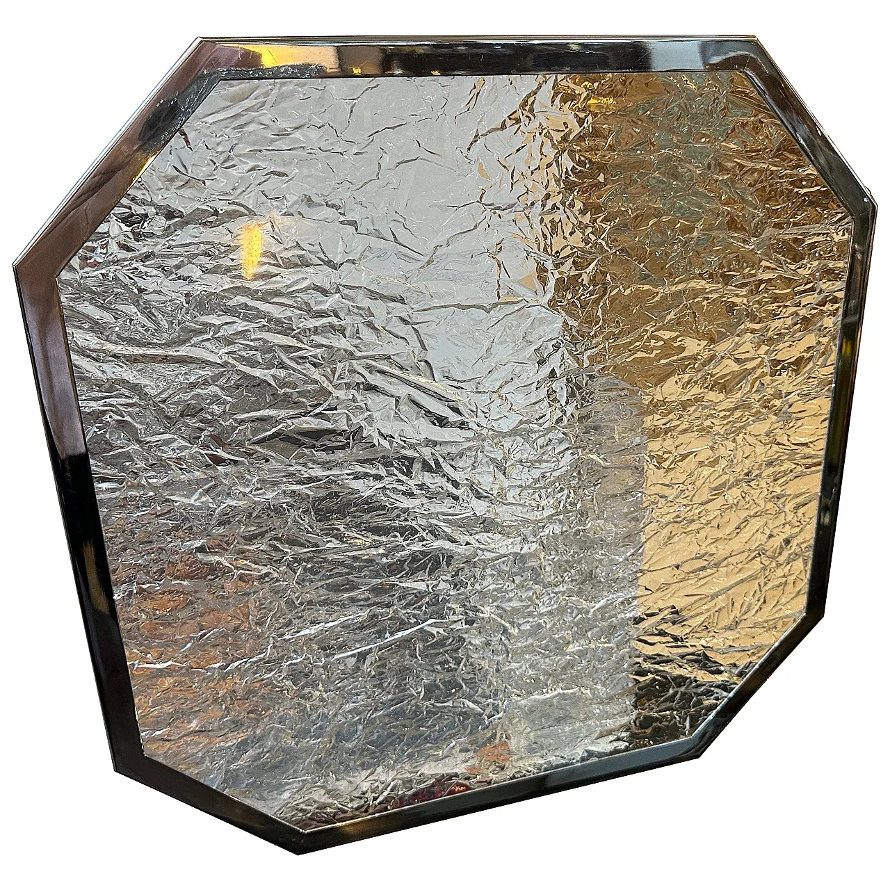 Vassoio in lucite e argento di Ulderico Cavinato, anni '80 1