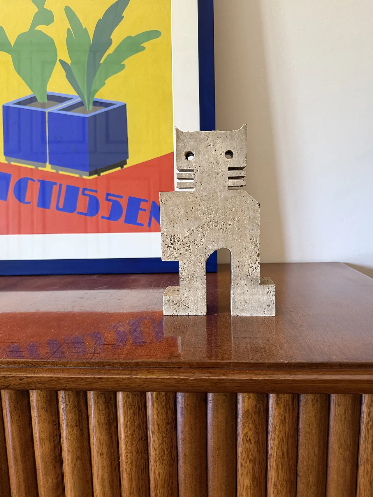 Scultura di gatto di Enzo Mari per F.lli Mannelli, anni '70 3