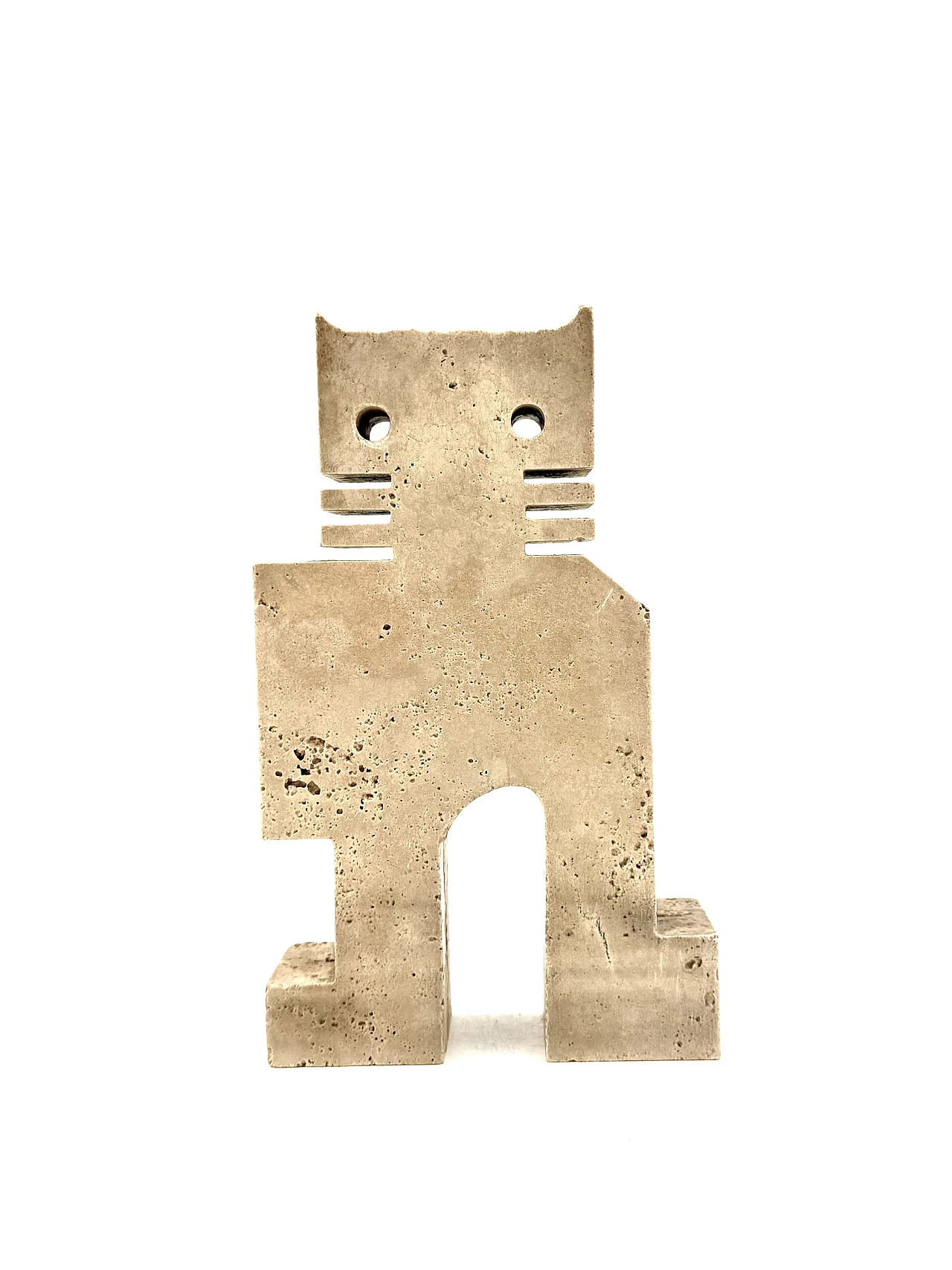 Scultura di gatto di Enzo Mari per F.lli Mannelli, anni '70 6