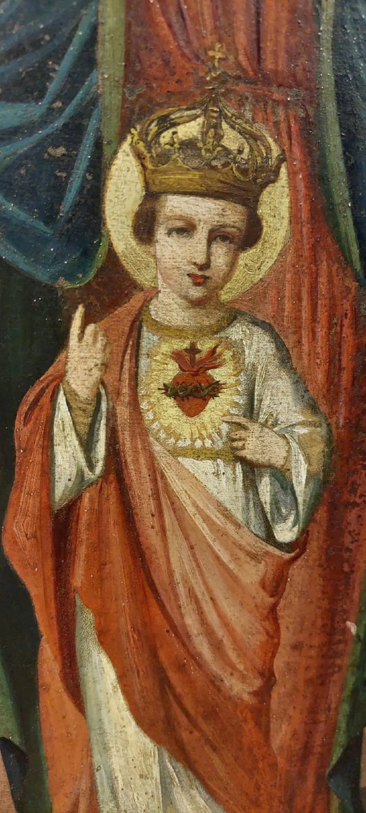 Our Lady of the Sacred Heart of Jesus, oil on canvas, 19th century 3