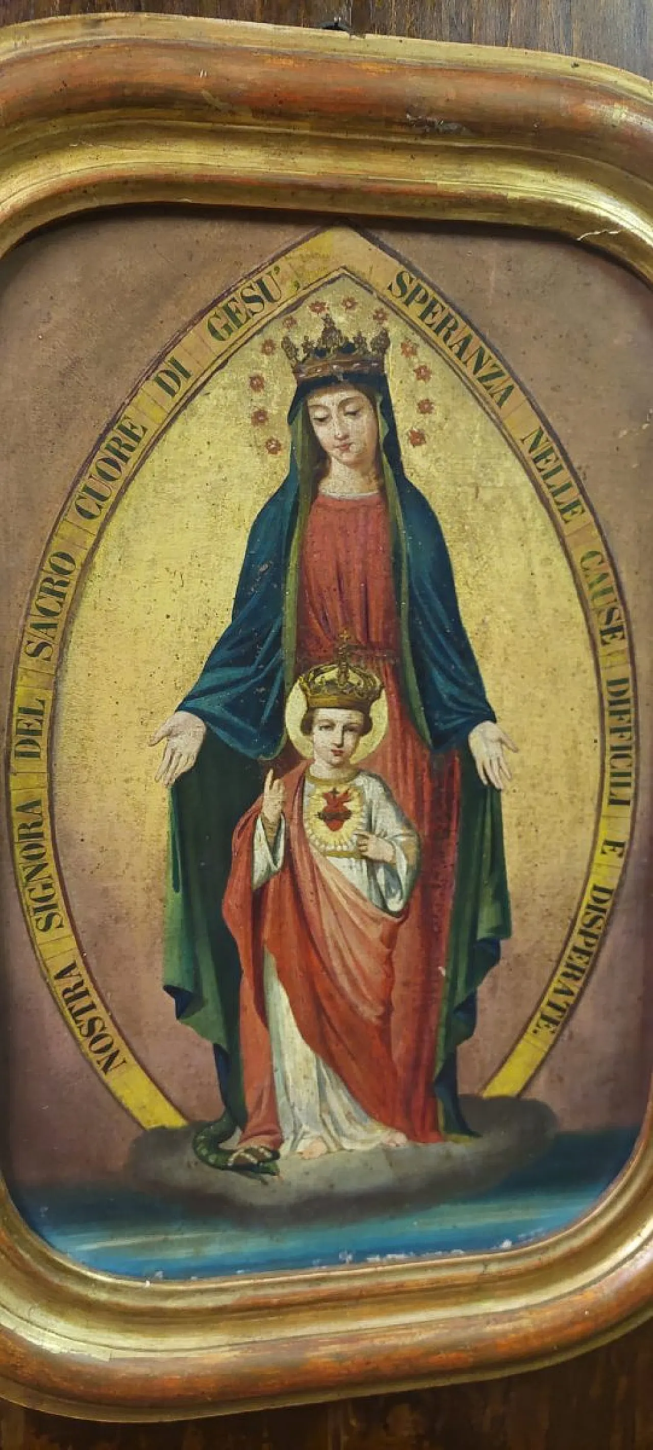 Our Lady of the Sacred Heart of Jesus, oil on canvas, 19th century 7