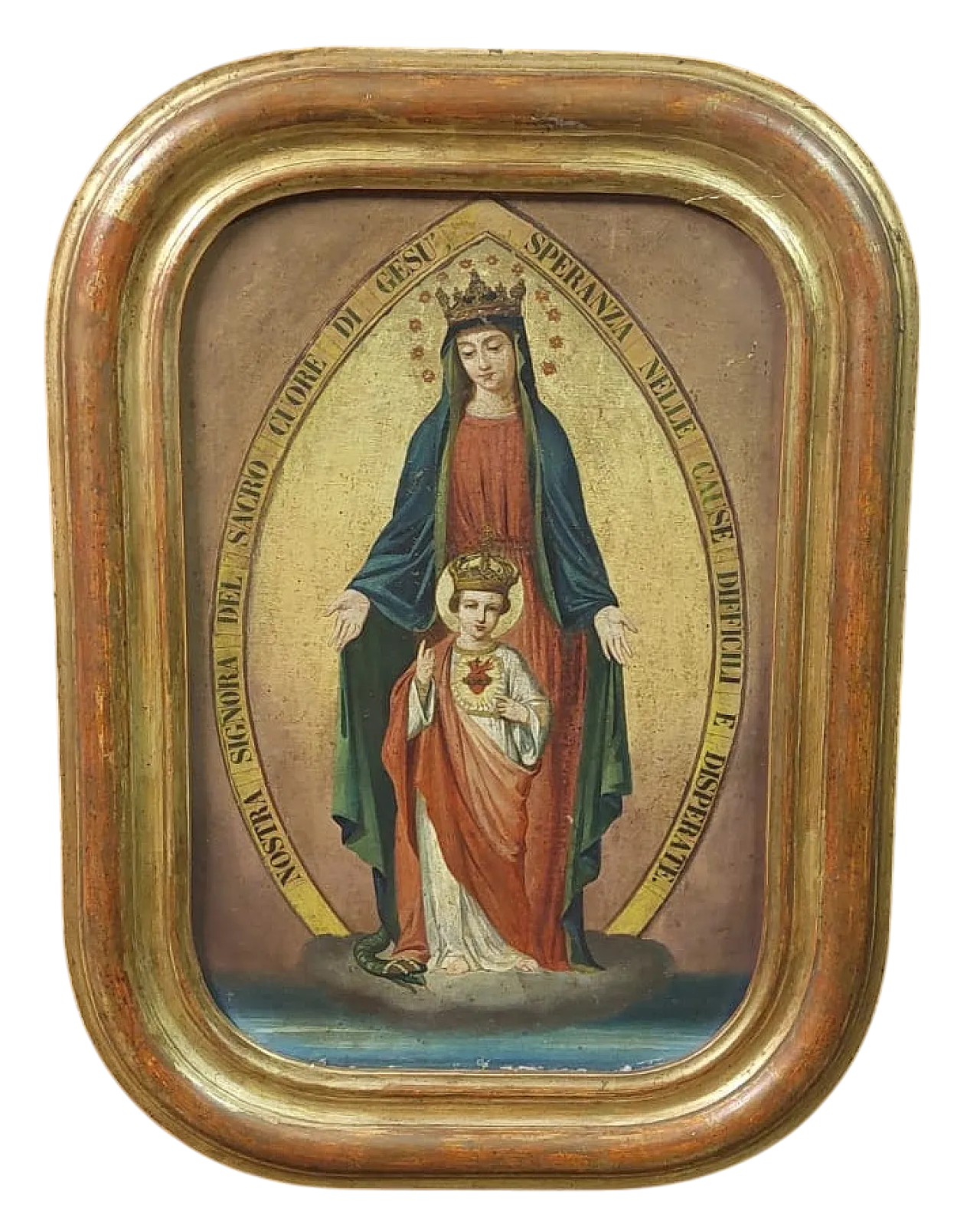 Our Lady of the Sacred Heart of Jesus, oil on canvas, 19th century 13