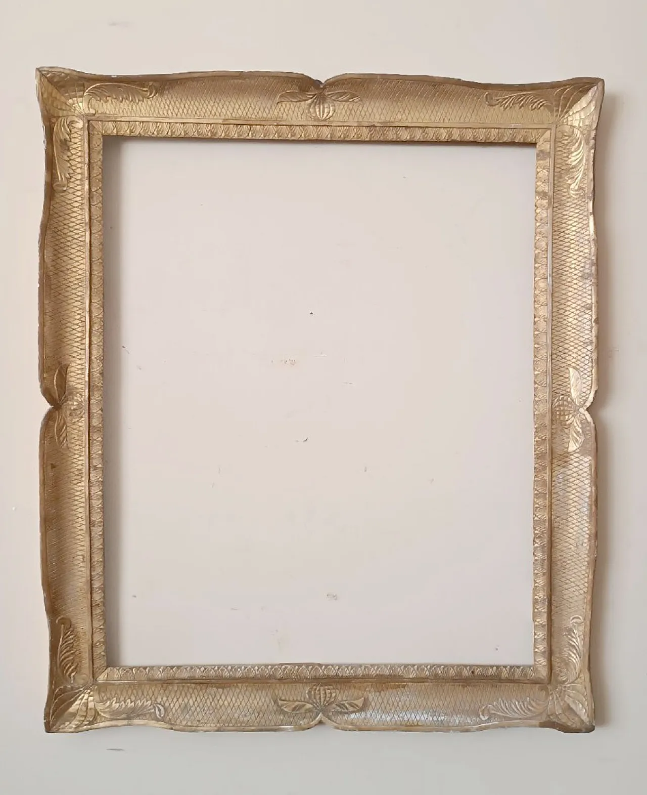 Antique gilded wooden picture frame, early 19th century 1