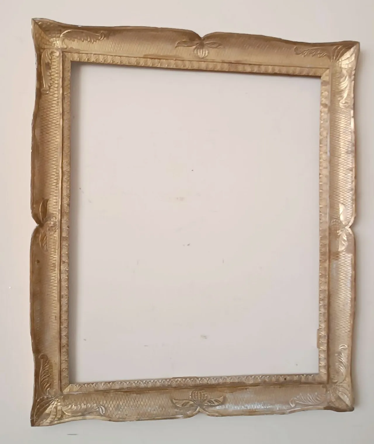 Antique gilded wooden picture frame, early 19th century 2