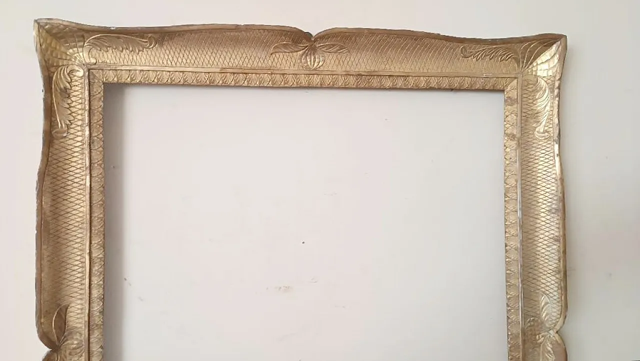 Antique gilded wooden picture frame, early 19th century 4