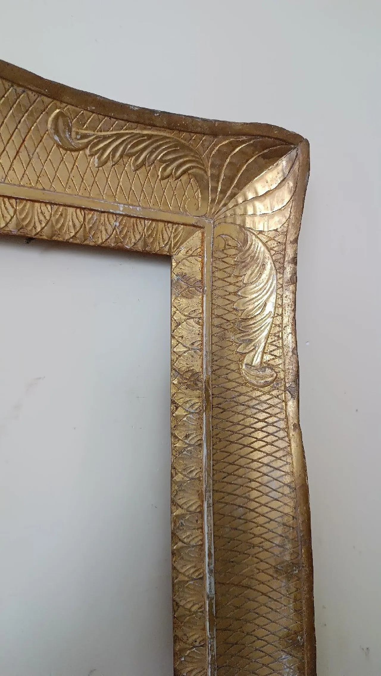 Antique gilded wooden picture frame, early 19th century 6