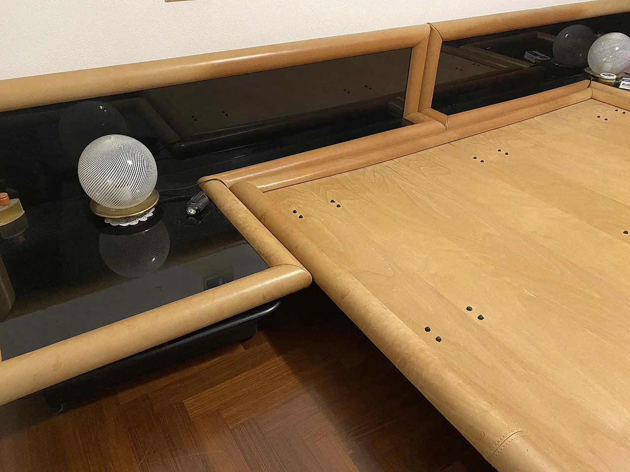 Morna bed and bedside tables by Afra and Tobia Scarpa, 1970s 4