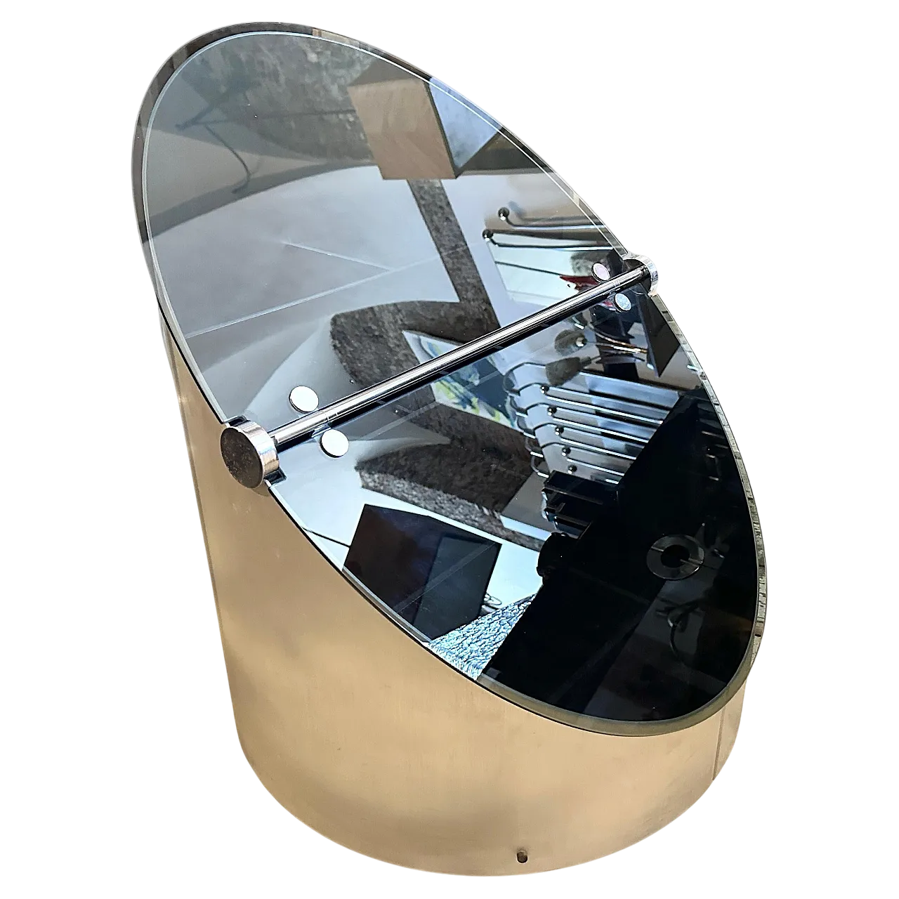 Bar cart by Claudio Salocchi for Luigi Sormani, 1970s 17