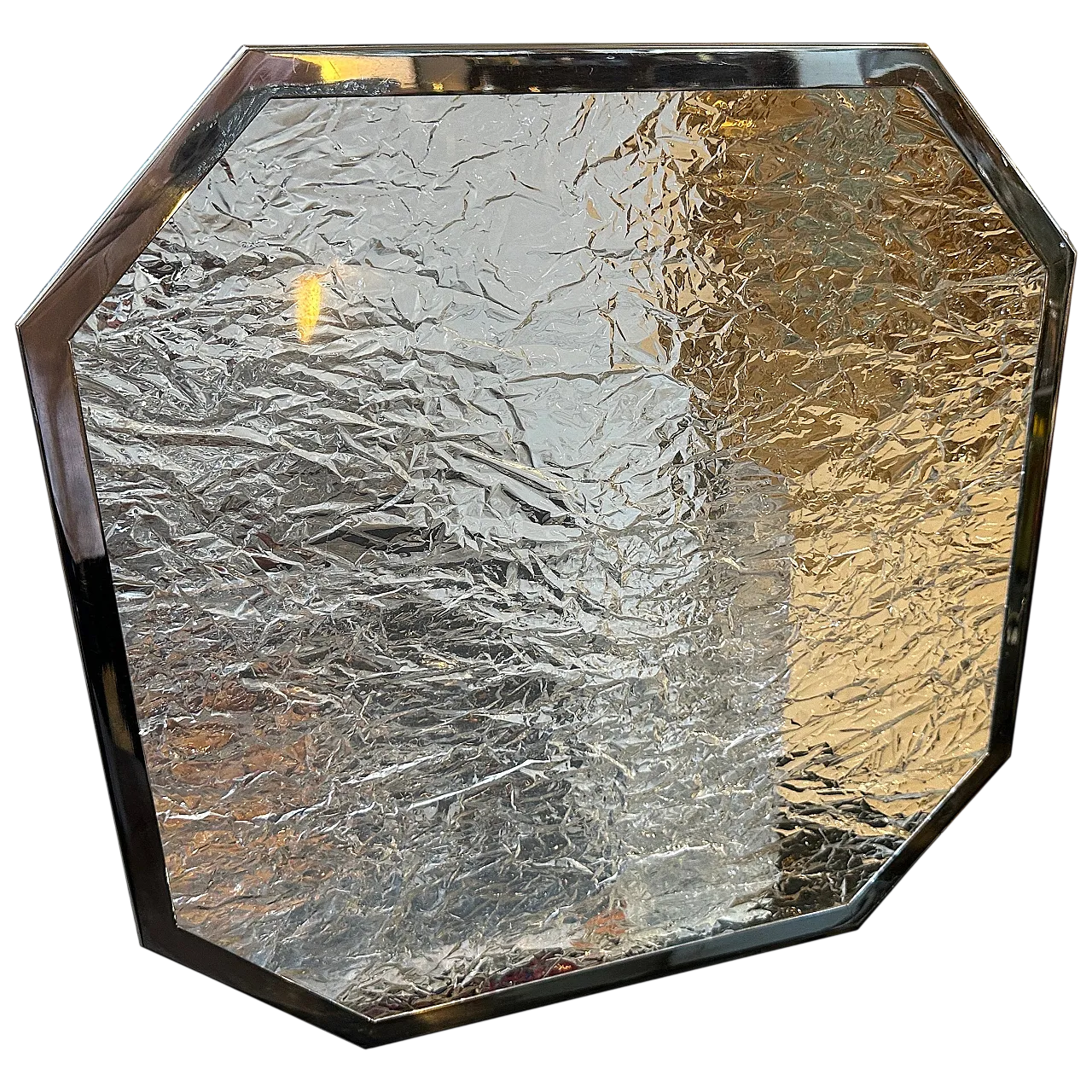 Vassoio in lucite e argento di Ulderico Cavinato, anni '80 11