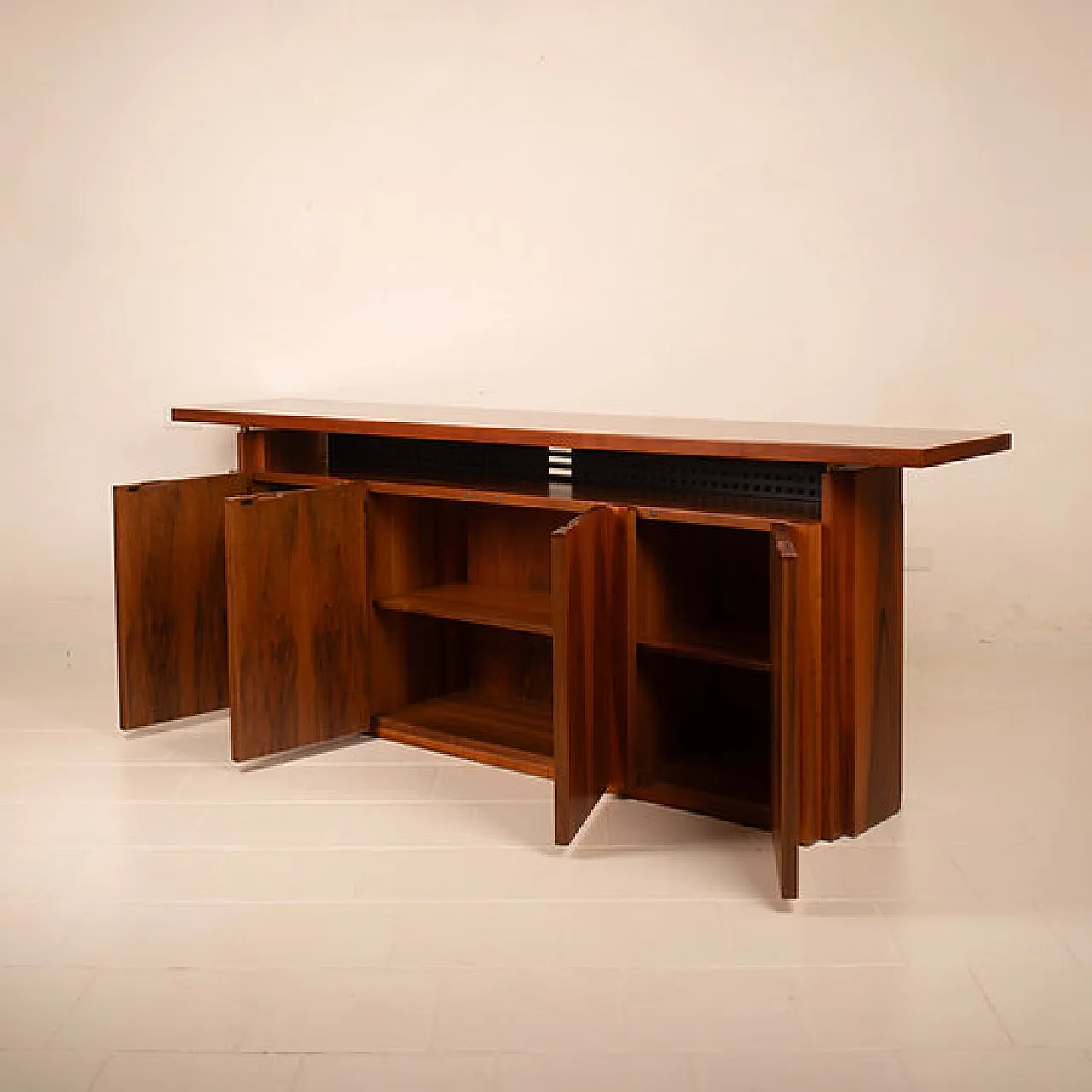 Crdenza in legno stile Rivadossi, anni ’80 3