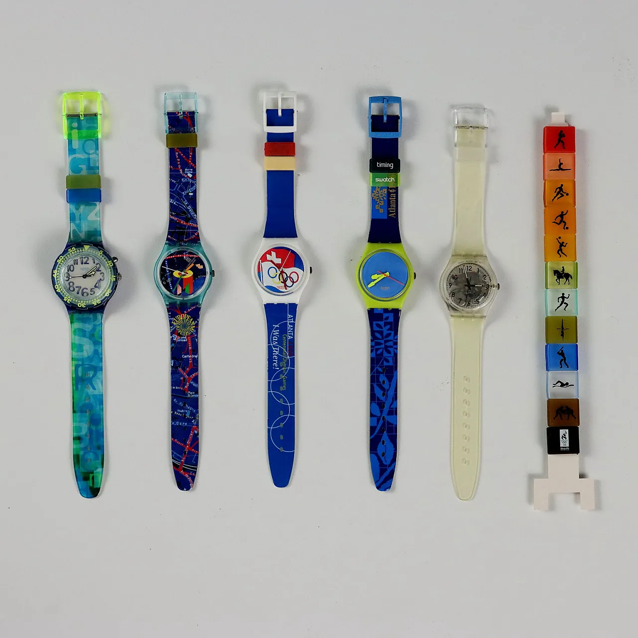5 Orologi Swatch Atlanta, anni '90 1