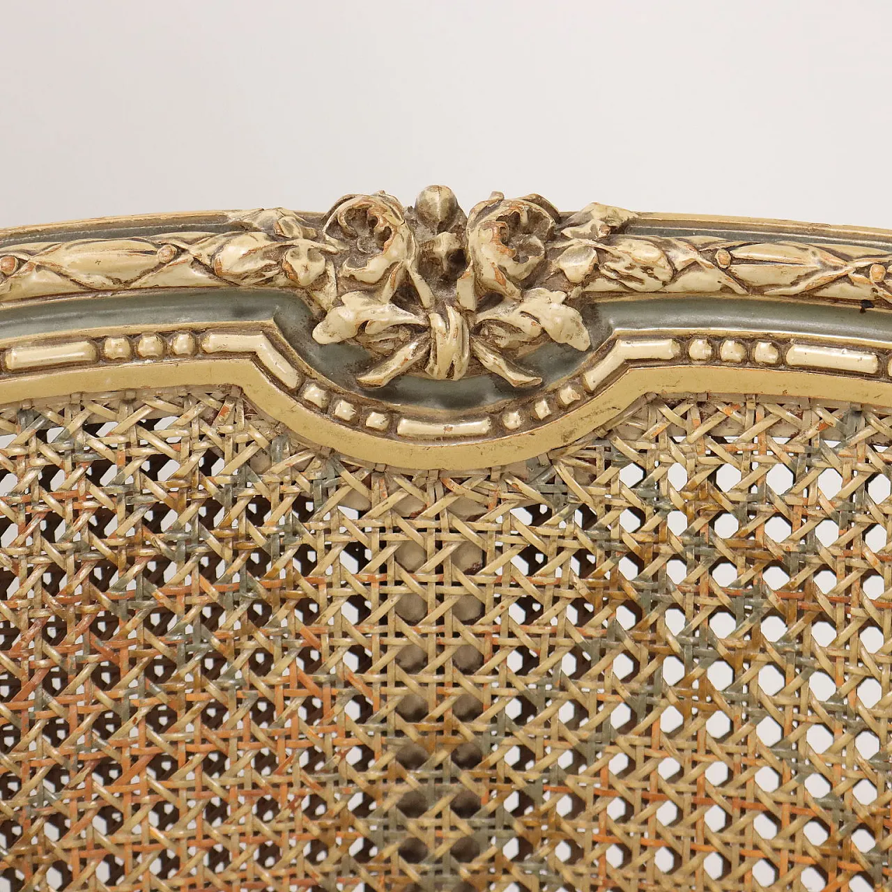 Poltroncine in stile Neoclassico paglia di Vienna, '900 5