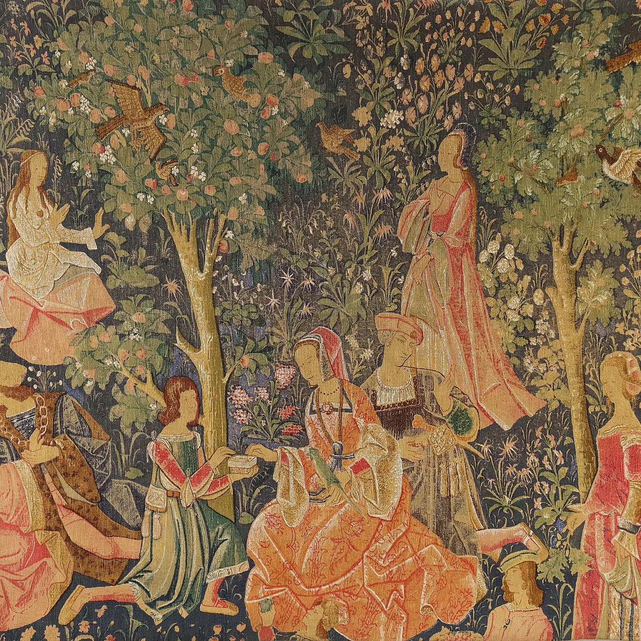 Tapestry reproduction of the Fêtes Galantes, 20th century 3