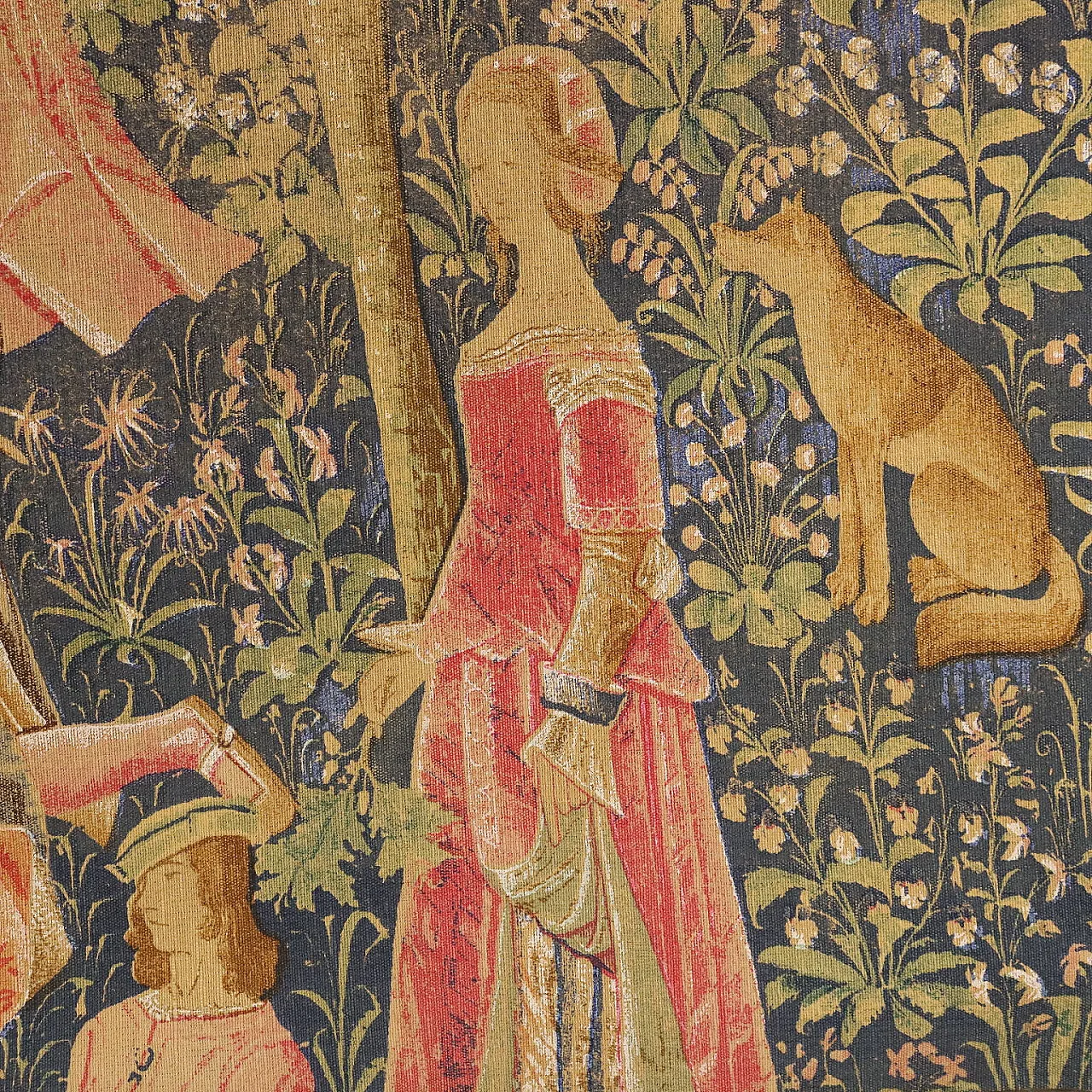 Tapestry reproduction of the Fêtes Galantes, 20th century 6