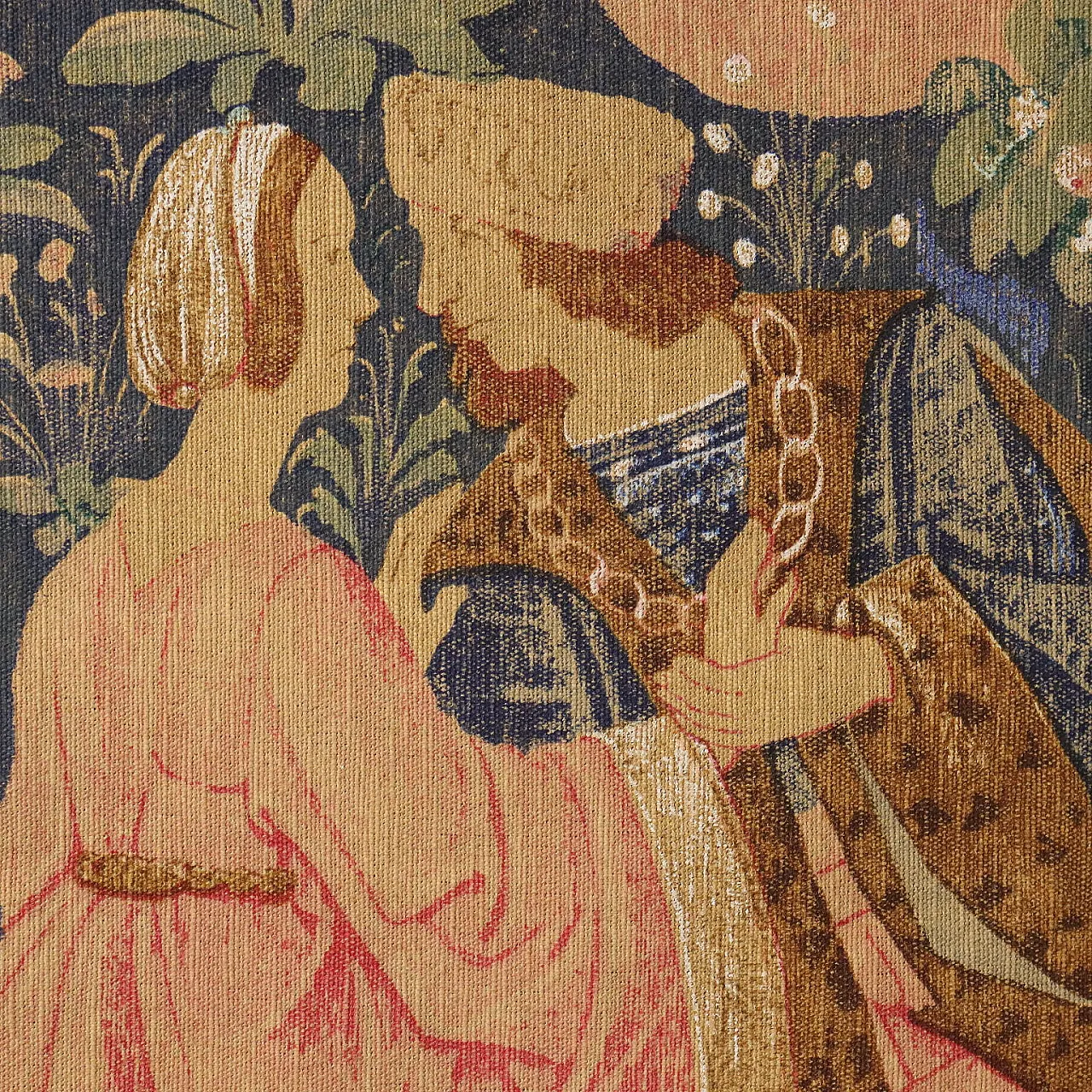 Tapestry reproduction of the Fêtes Galantes, 20th century 8