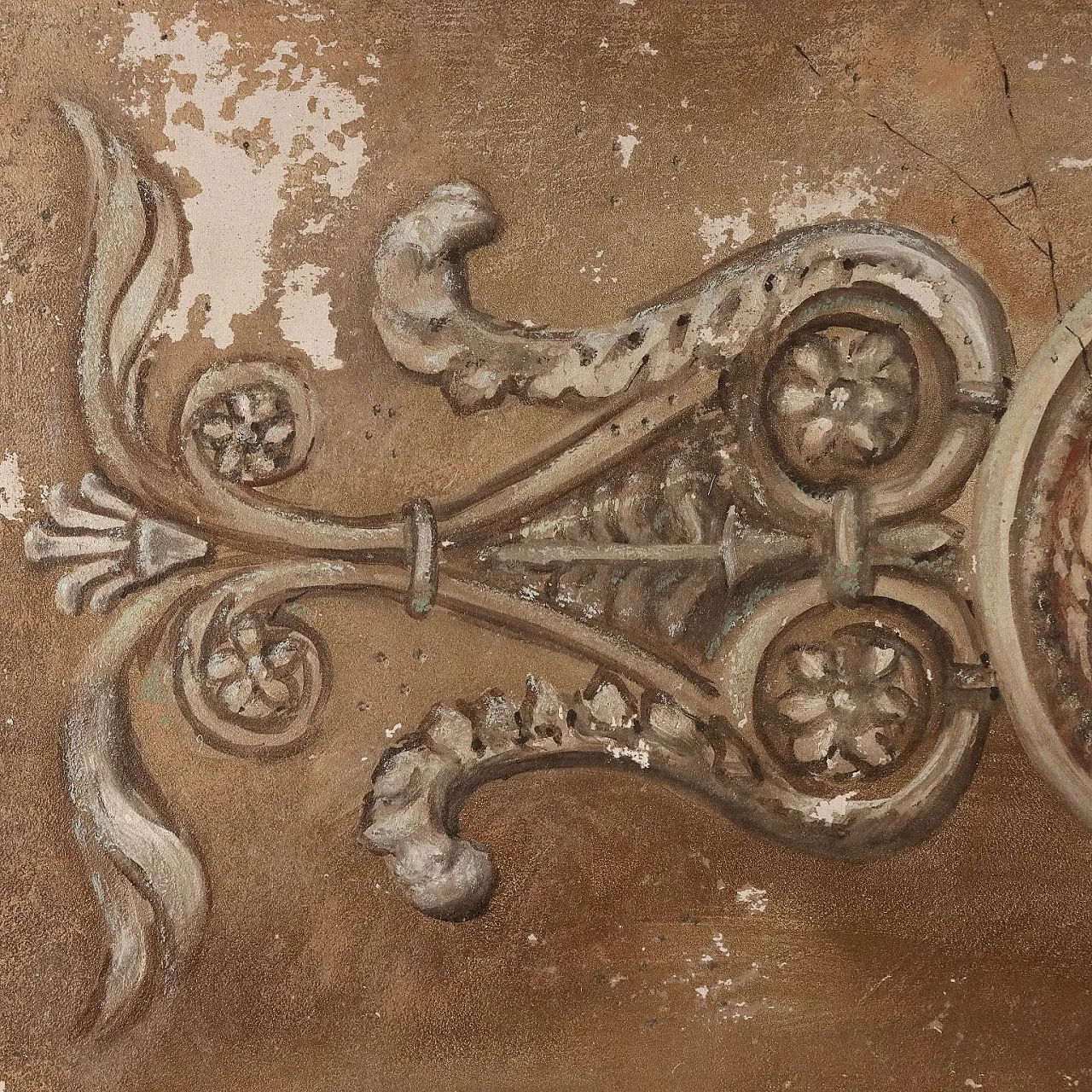 Finto affresco su tela, '900 4