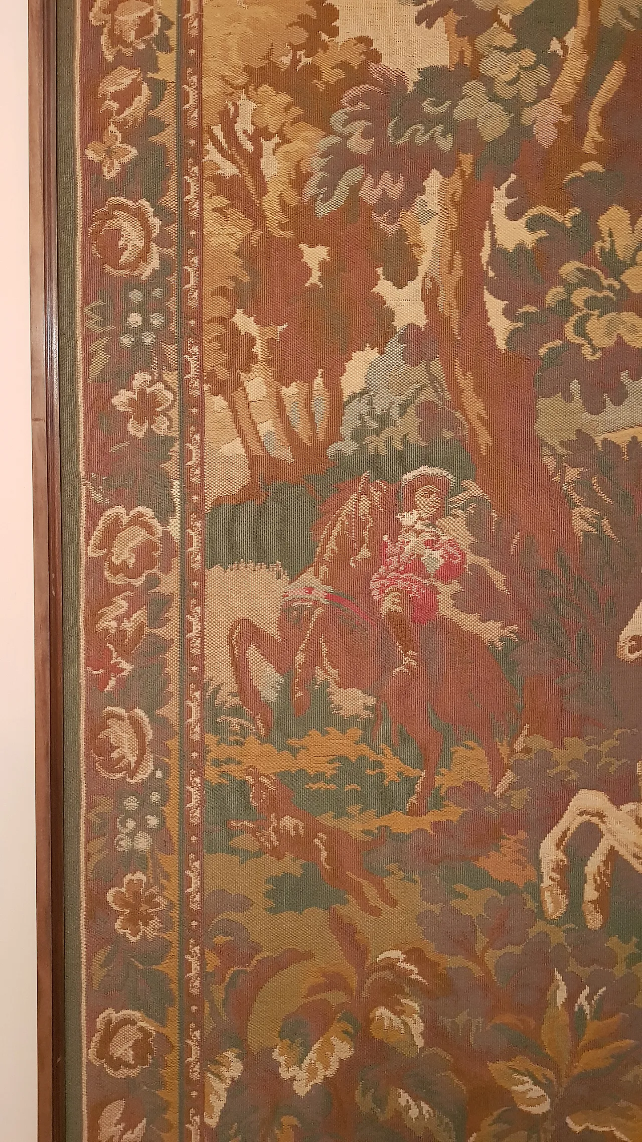 Neo-Renaissance tapestry with hunting scenes, 60s 3