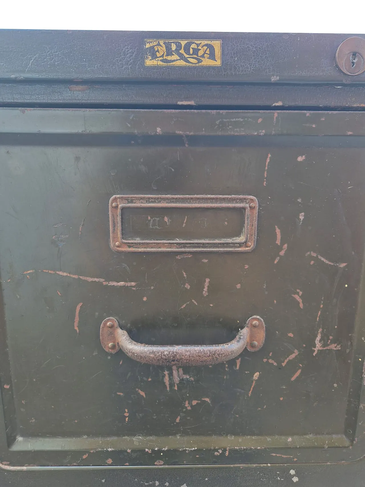 Vintage iron industrial filing erga 1940s - Pietro CR company 5