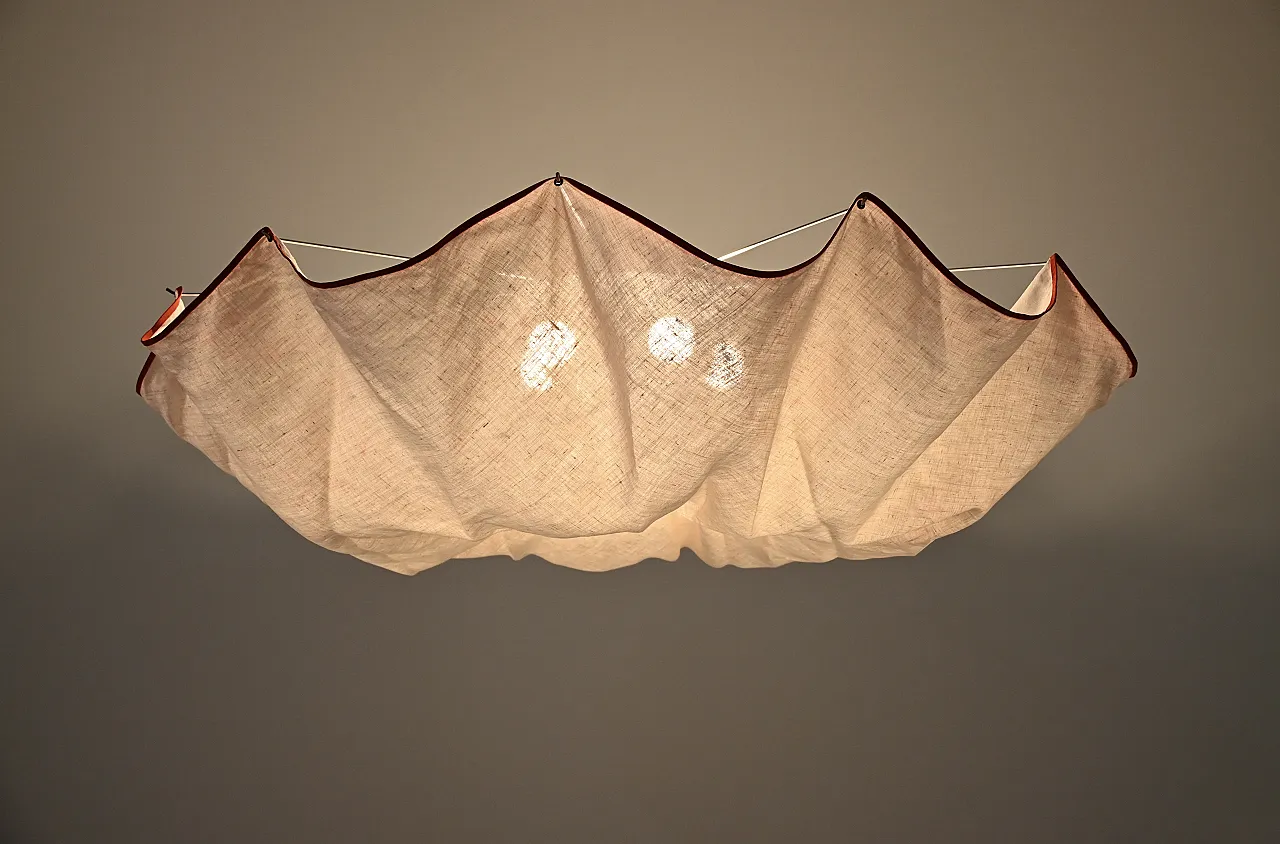 Lampada a soffitto "Celestia" di Tobia Scarpa per Flos, anni '80 6