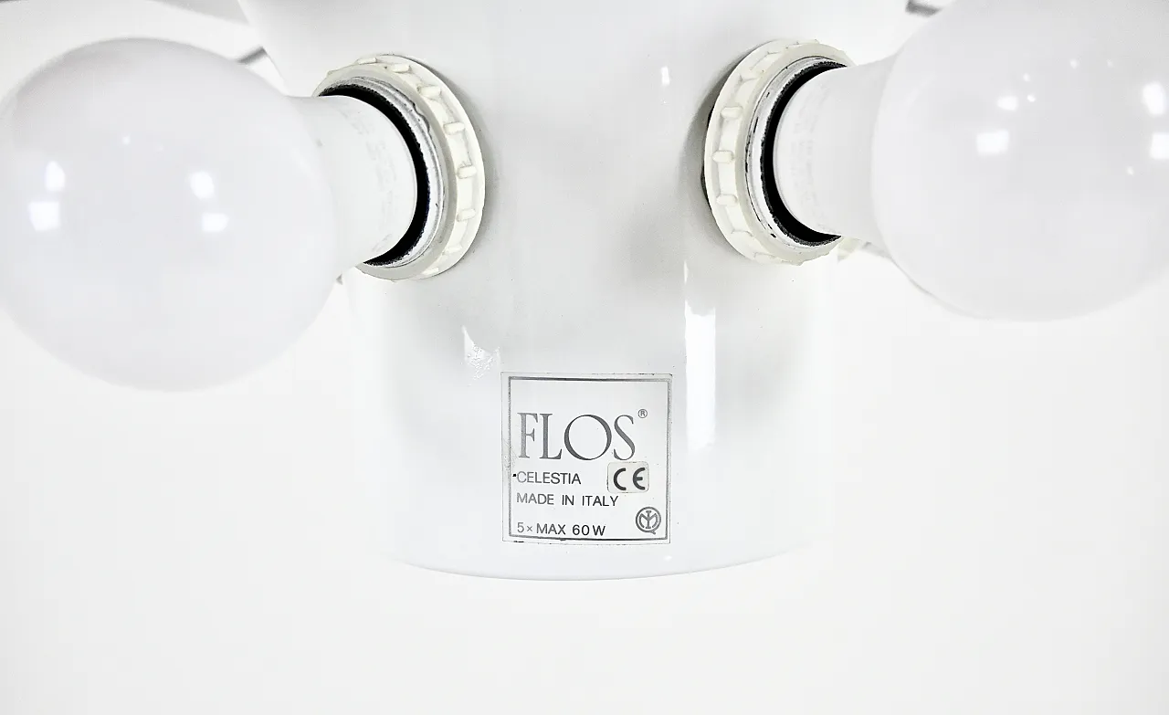 Lampada a soffitto "Celestia" di Tobia Scarpa per Flos, anni '80 8
