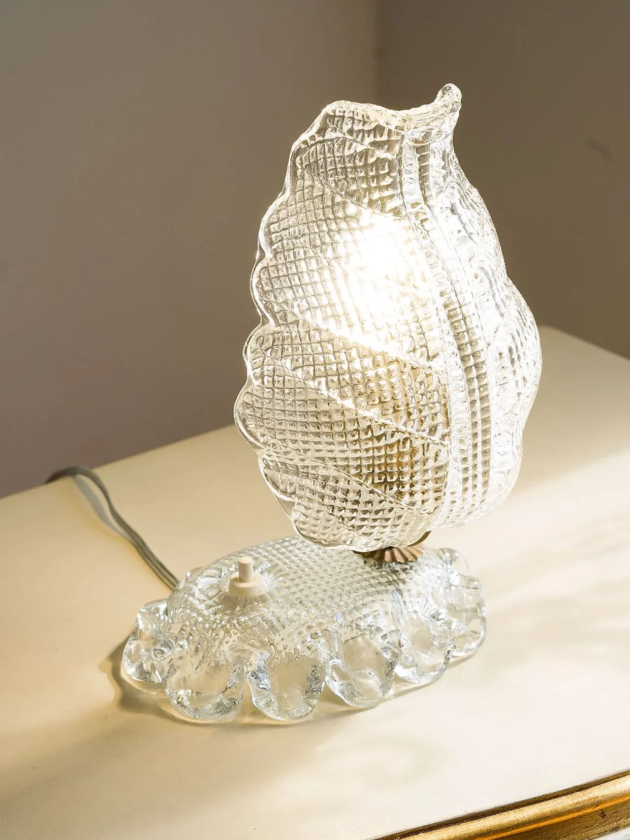 Lampada da comodino di Ercole Barovier per Barovier & Toso, anni '30 9