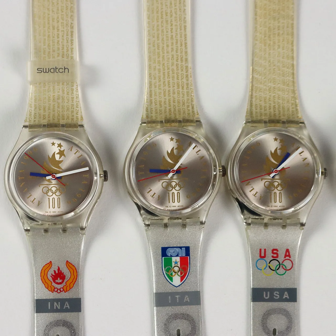 10 Orologi Swatch Olympic Team, anni '90 2