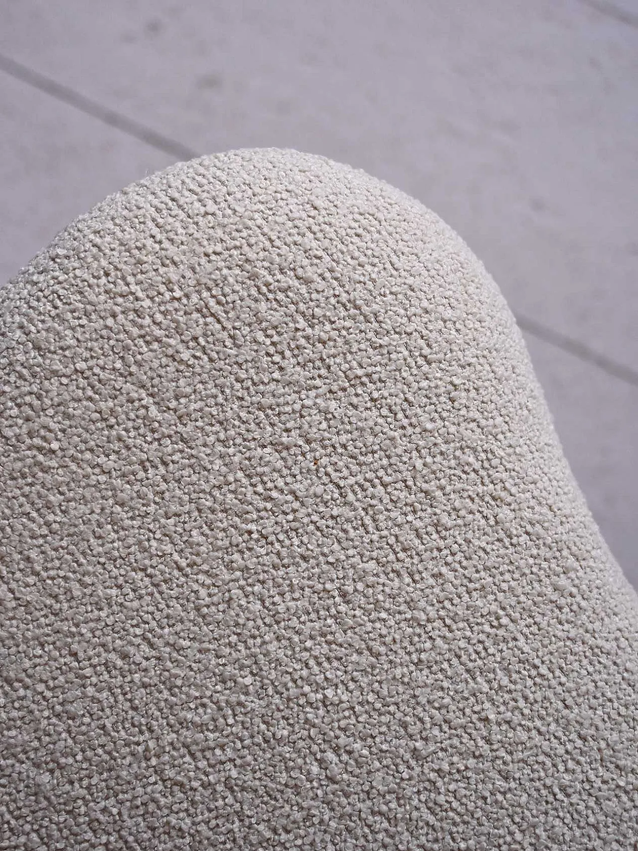 Stool with mahogany legs, 60s 3