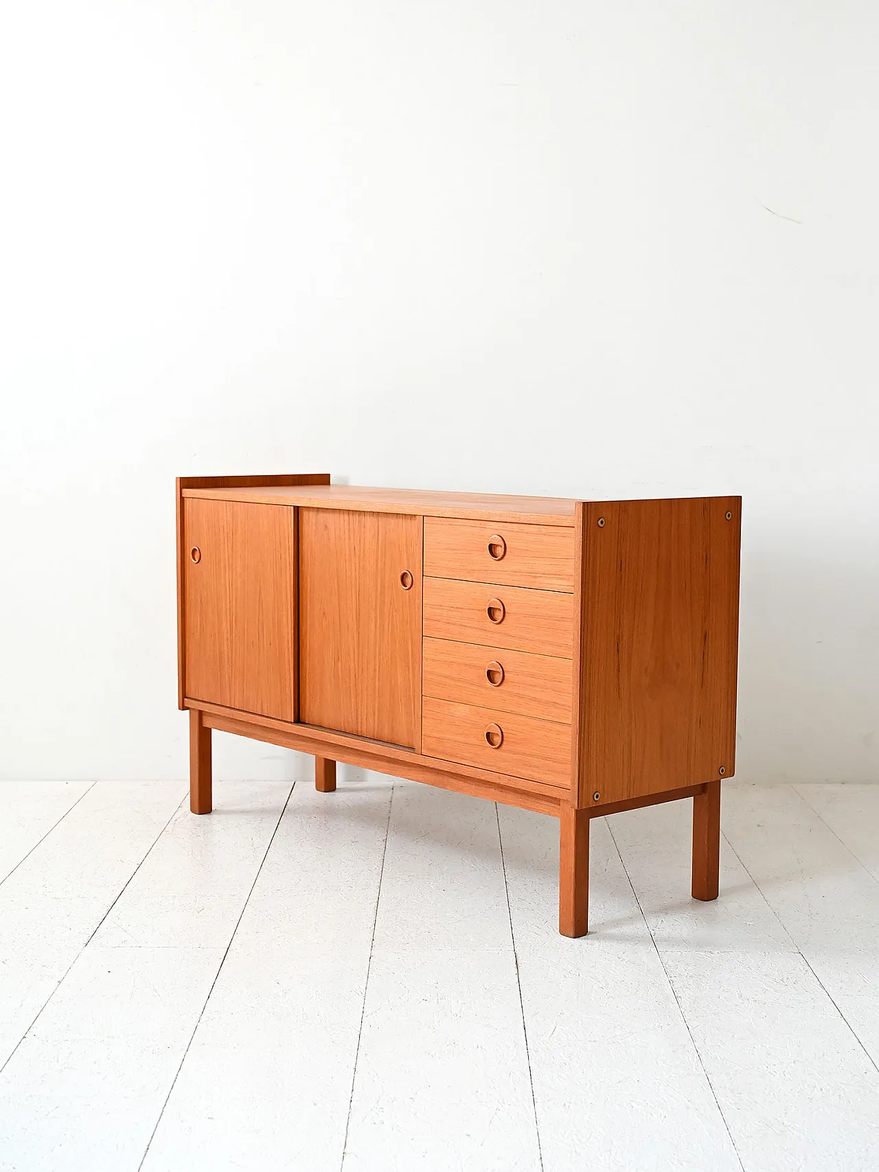 Credenza scandinava in teak, anni '60 6