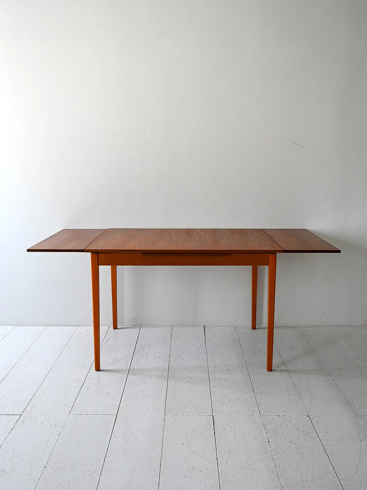 Scandinavian table in Teak and oak, 50s 1