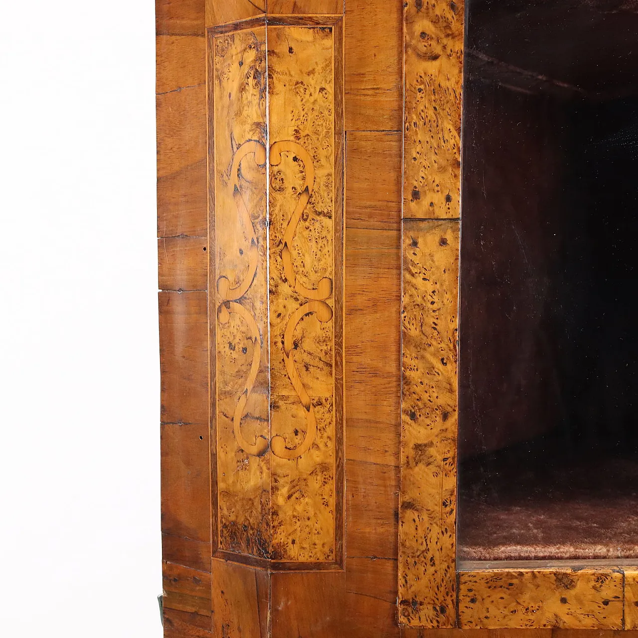 Mobile angolare barocco in abete e noce, '700 6